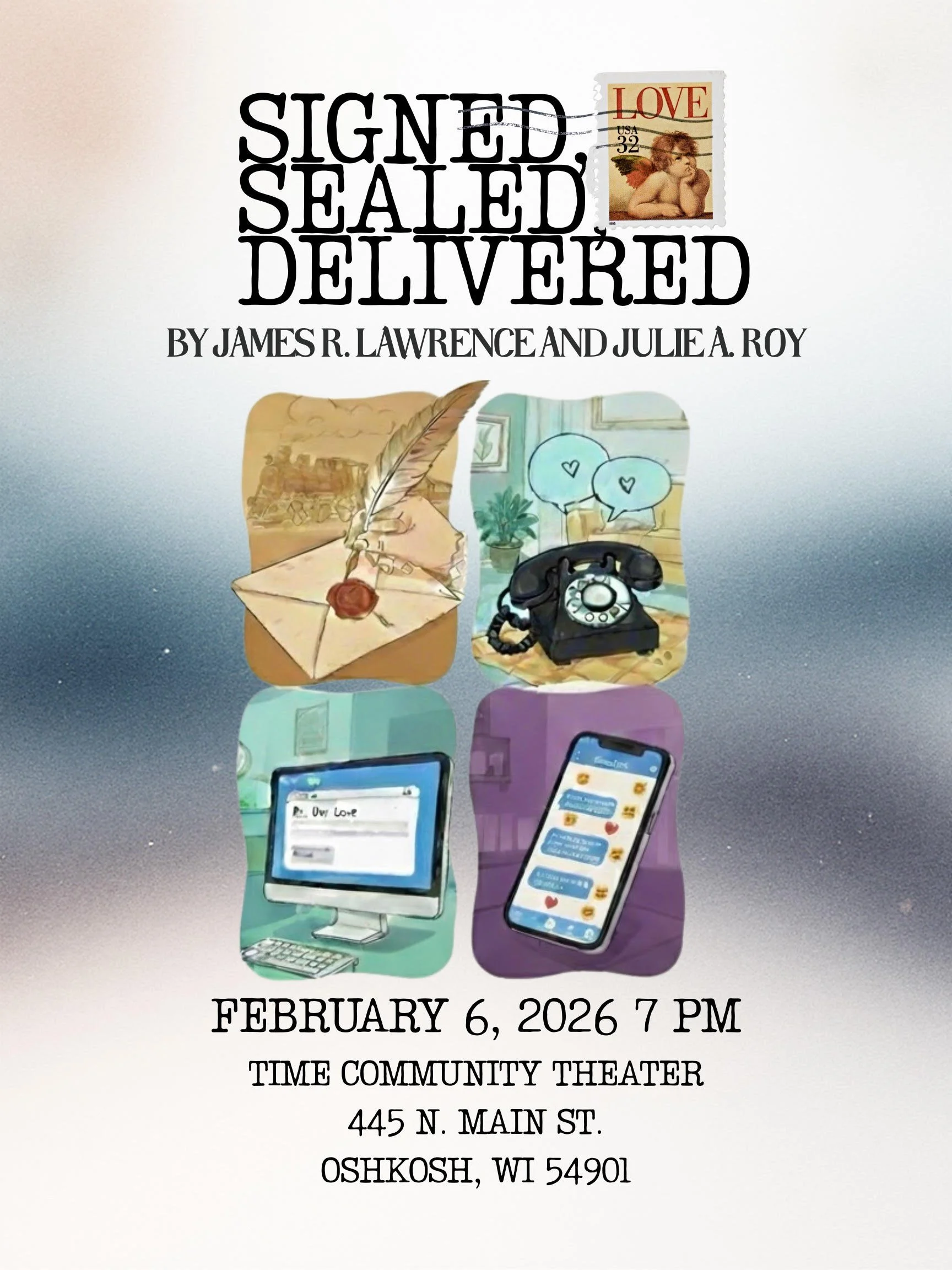 Signed, Sealed, Delivered, Live theater presented by Reverie!