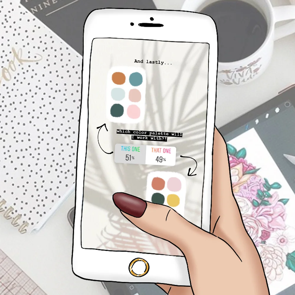 instagram challenge ig chooses my illustration art artist editorial instagram controls my day creative process.jpg