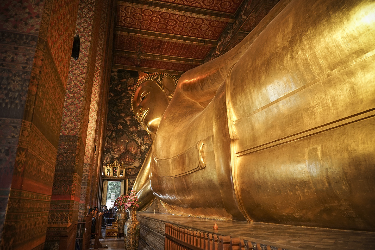 The Reclining Buddha at Wat Pho