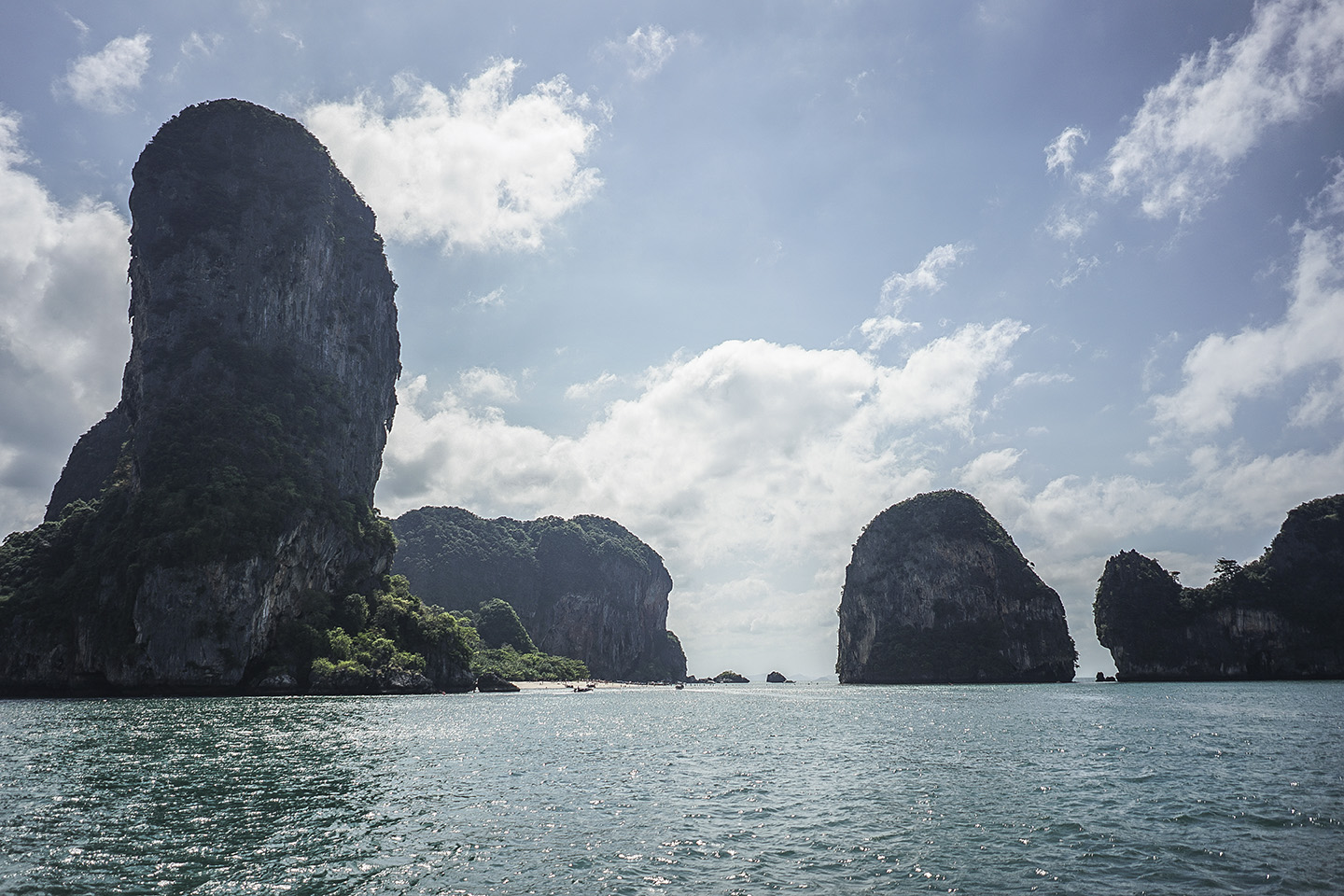 Near Ao Nang, where we have to change boats