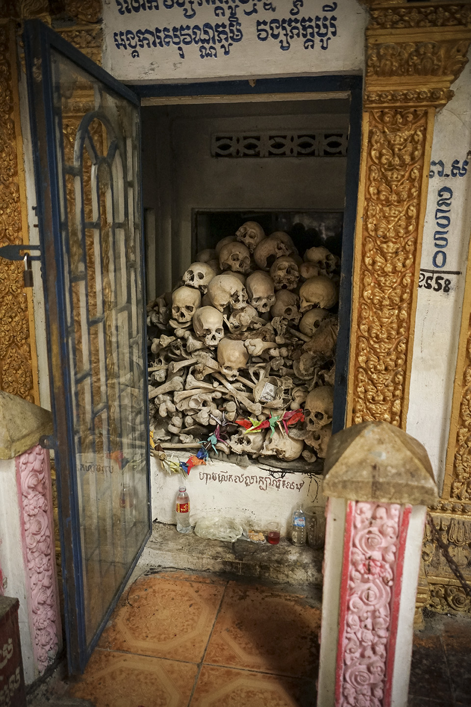 Memorial to those killed by the Khmer Rouge