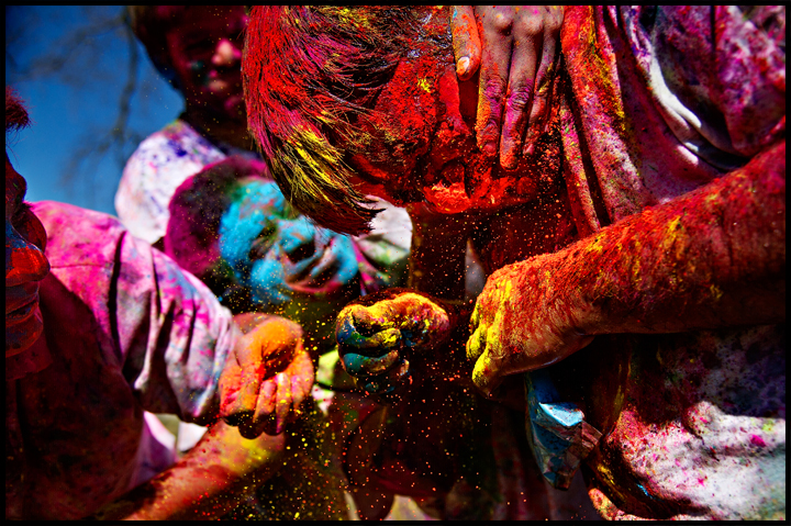 Holi Festival celebrations on WKU's South Lawn on Saturday, March 15, 2014. Photos by Brian Powers