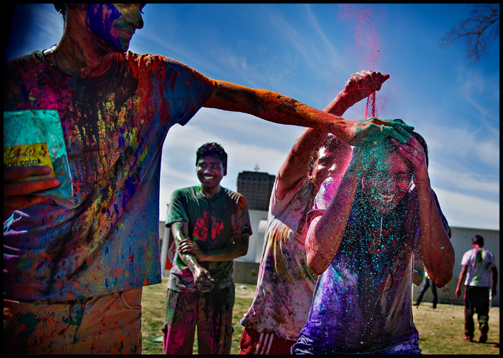  Holi Festival celebrations on WKU's South Lawn on Saturday, March 15, 2014. Photos by Brian Powers 