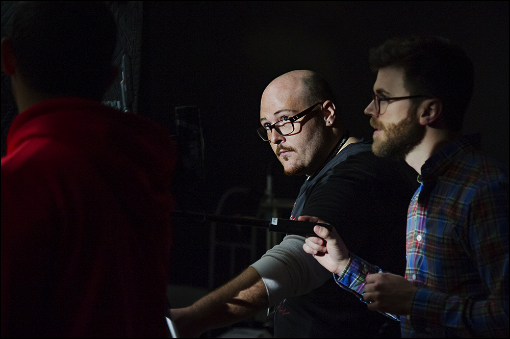  Teacher Travis Newton teaches a film class at Western Kentucky University on Thursday, December 4, 2014. Photo by Brian Powers 