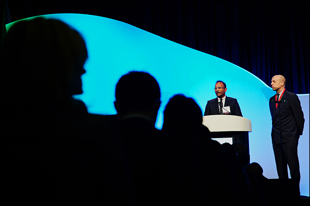  Nashville, TN - ISC 2015 - "Attendees, speakers and awardees " during Opening Session (Pleanary Session I) at the International Stroke Conference at the Music City Center here today, Wednesday February 11, 2015.  The conference is the premier meetin