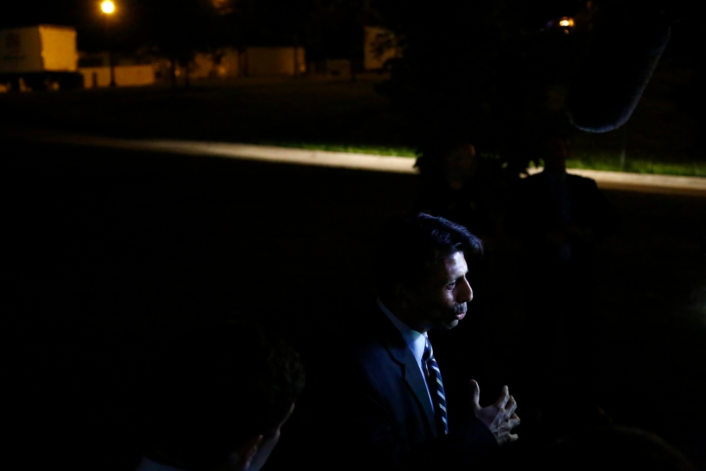  Republican presidential candidate Bobby Jindal speaks during the Faith and Freedom Coalition Dinner at the Iowa State Fairgrounds in Des Moines on Saturday, September 19, 2015. 