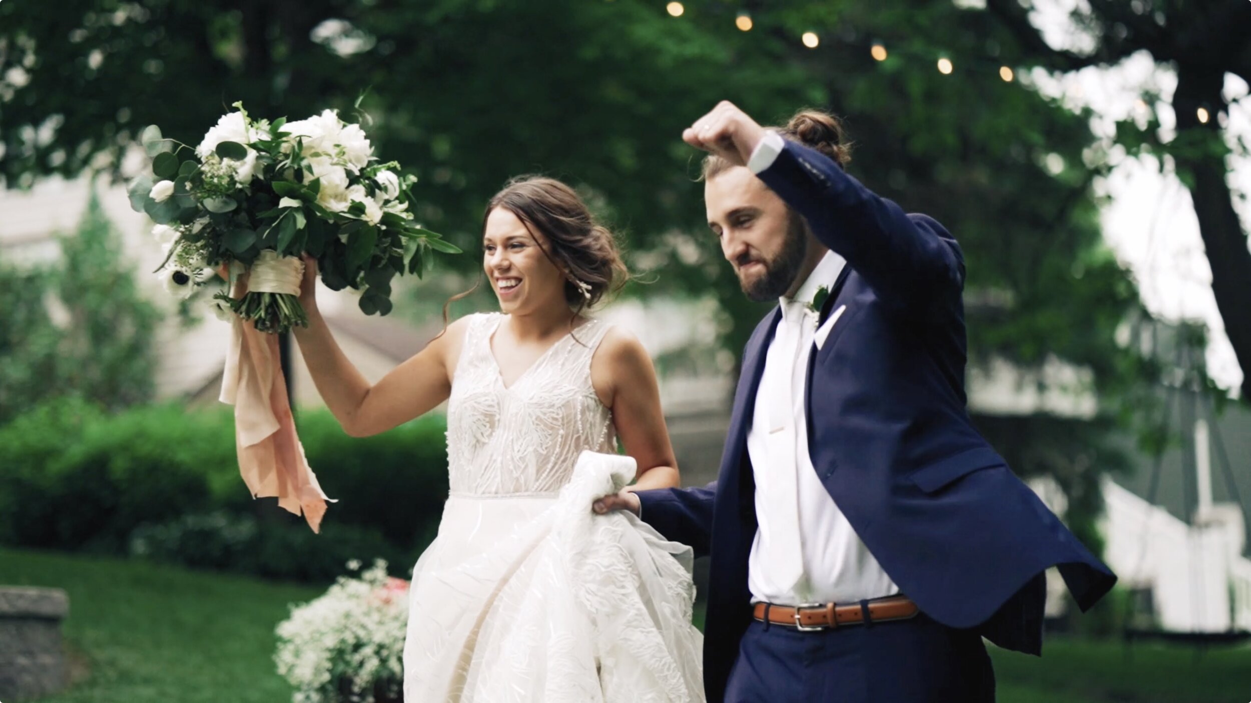 Margaret + Nicolas - Wonderful Backyard Wedding on Fish Lake