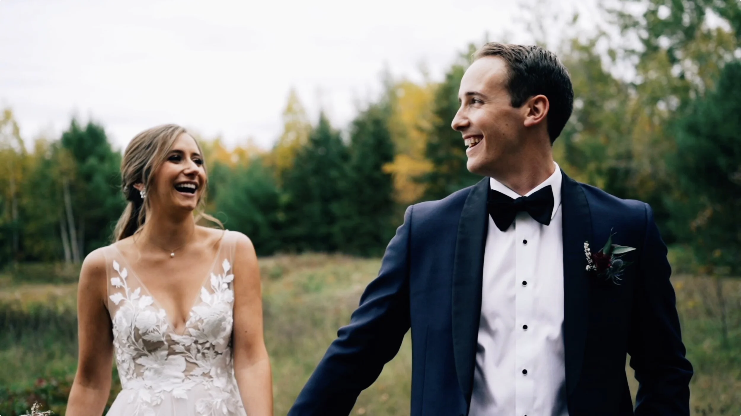 Annie + Drew - Romantic Fall Wedding in Wisconsin