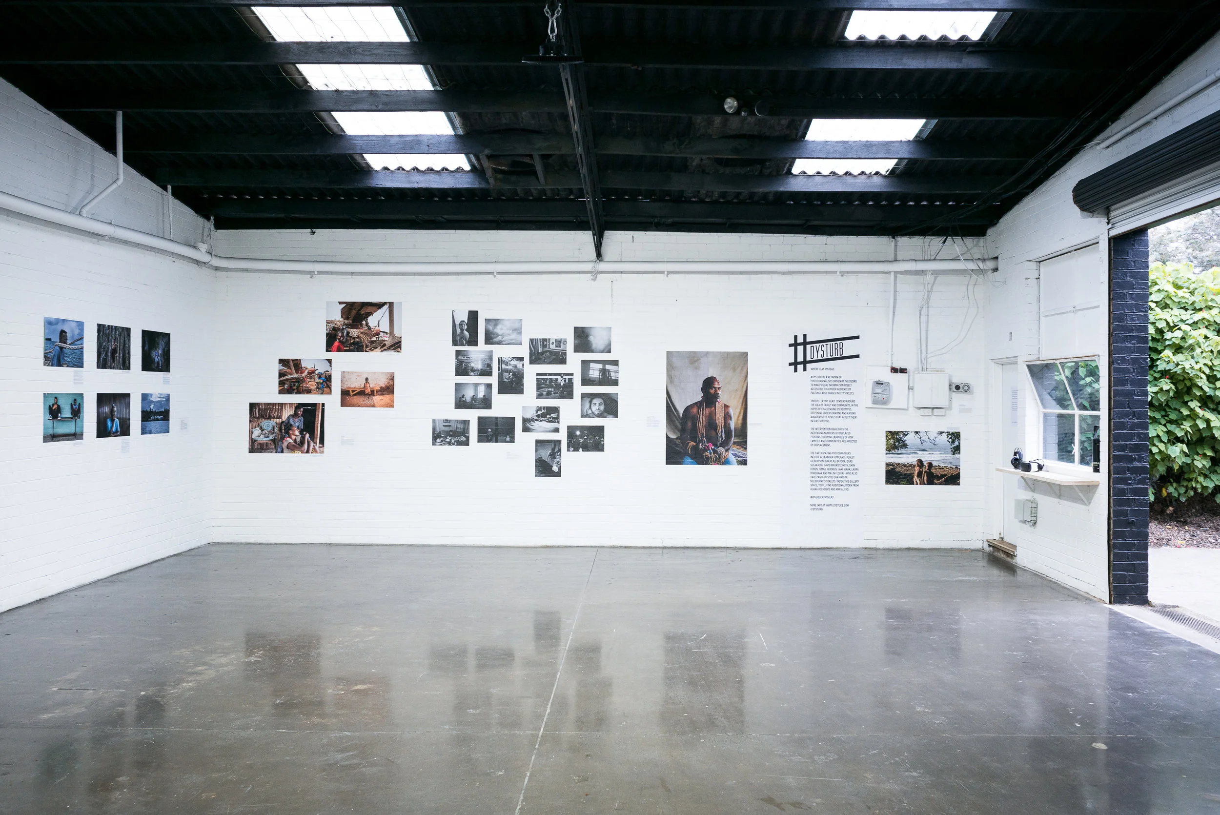 'Where I Lay My Head' exhibition at Hillvale Gallery, Brunswick. Photo: Benjamin Petit.
