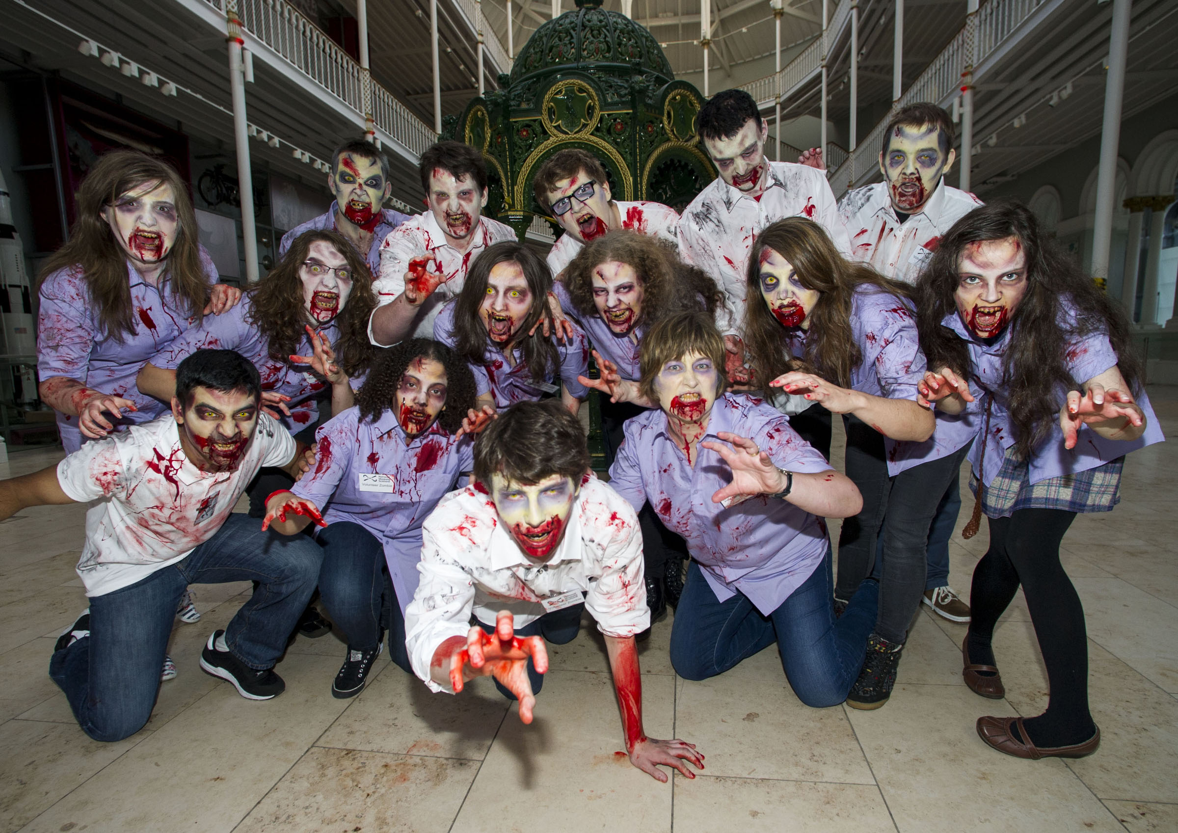  The zombie horde/Scotland Creates Gang&nbsp; Photo Credit:&nbsp;  Ian Jacobs.  