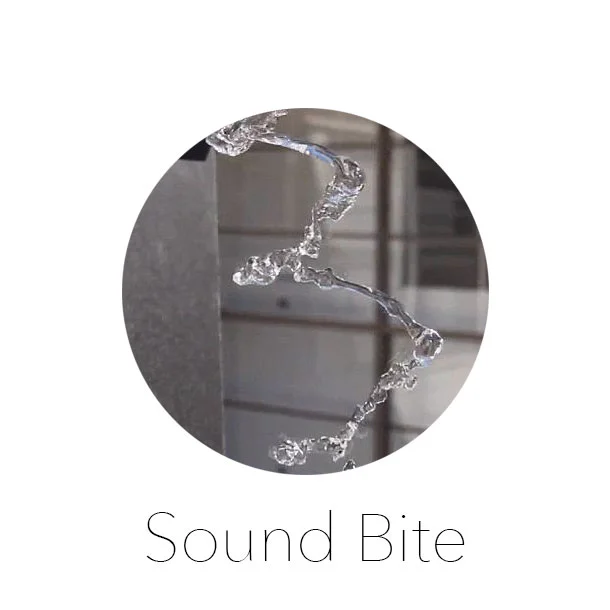 Freeze water with sound