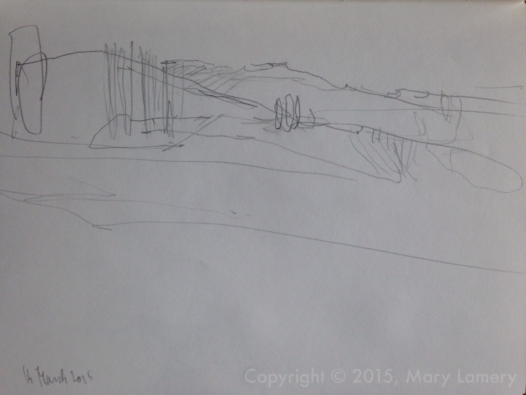 A very quick sketch before starting painting 2.