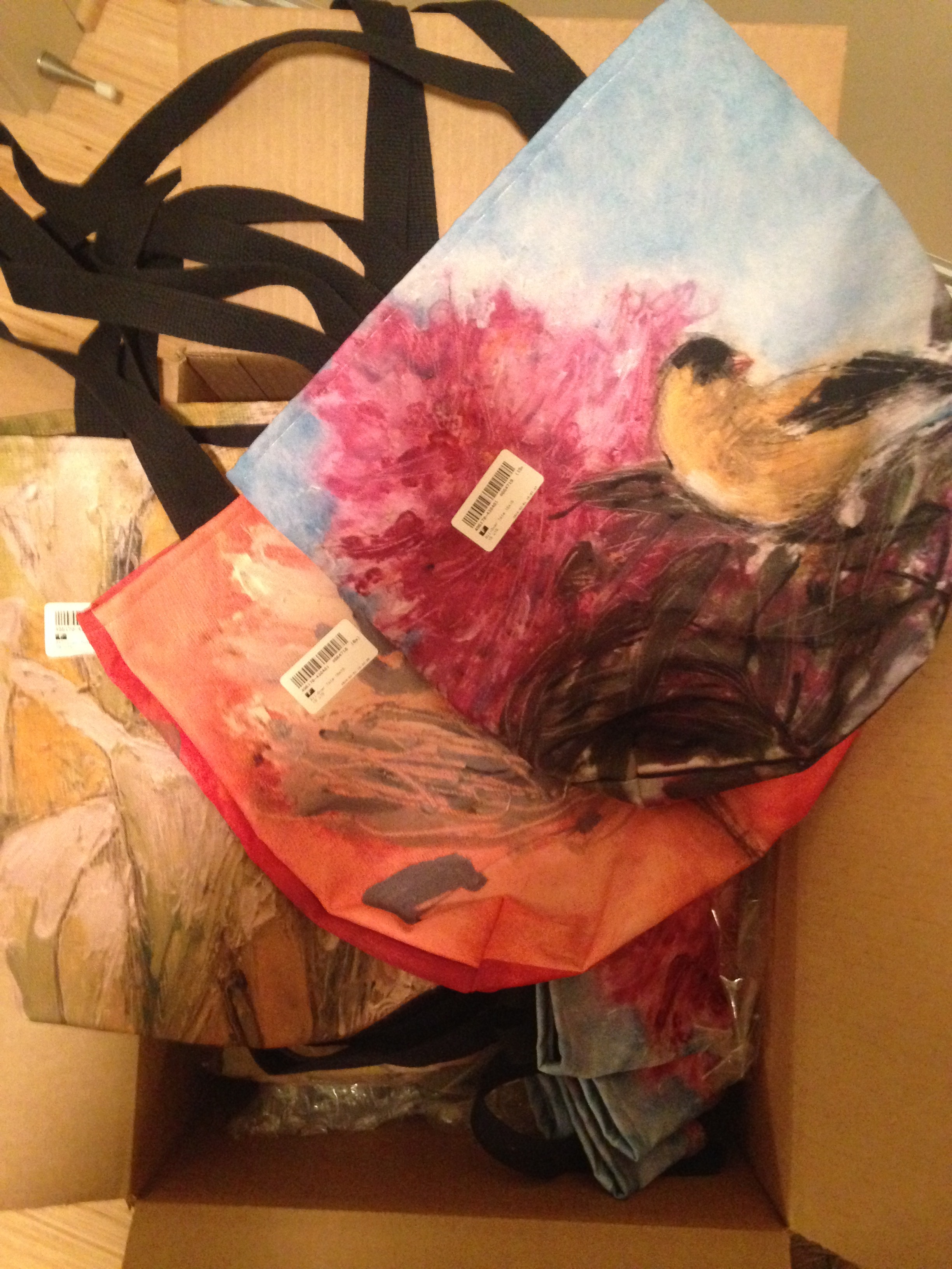 Totes are here! Woo Hoo!