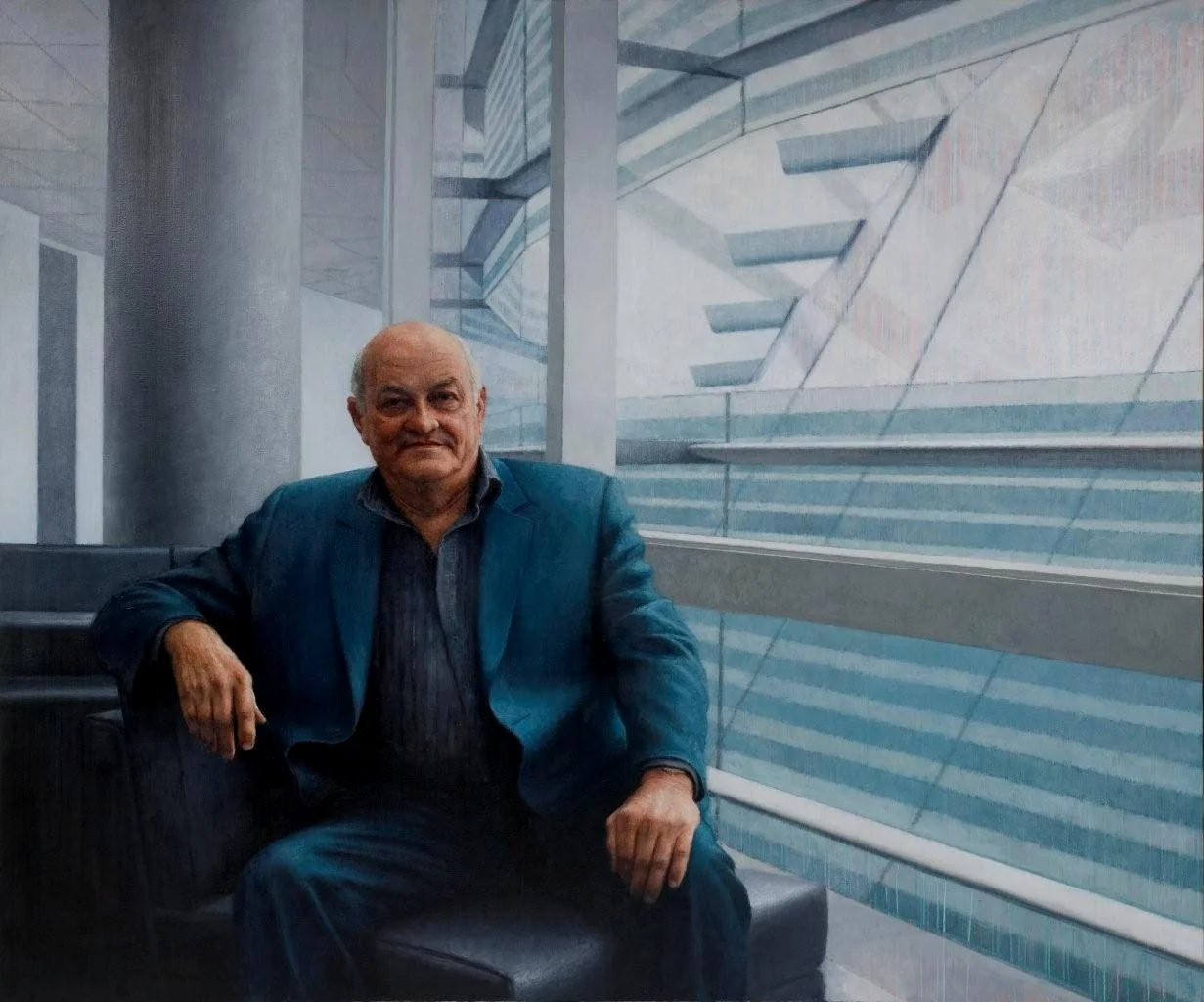 Mr Owen Glenn, 2009, oil on linen, 2350mm x 1800mm.
