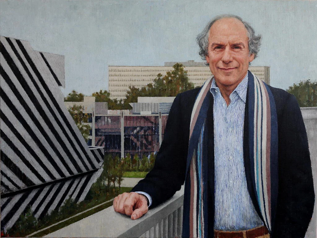 Dr Alan Finkel, Chancellor - Monash University, 2015, Oil on linen, 1750mm x 1400mm