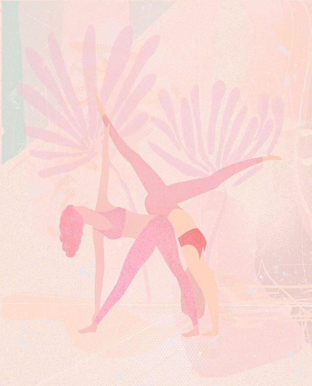 🤸&zwj;♀️
.
.
.
#illustration #illustration_daily #illustrator #illustrationartists #illustratorsofinstagram #illustratorsoninstagram #pastel #soft #visualart #artistsoninstagram #procreate #digitalart #yoga #picame