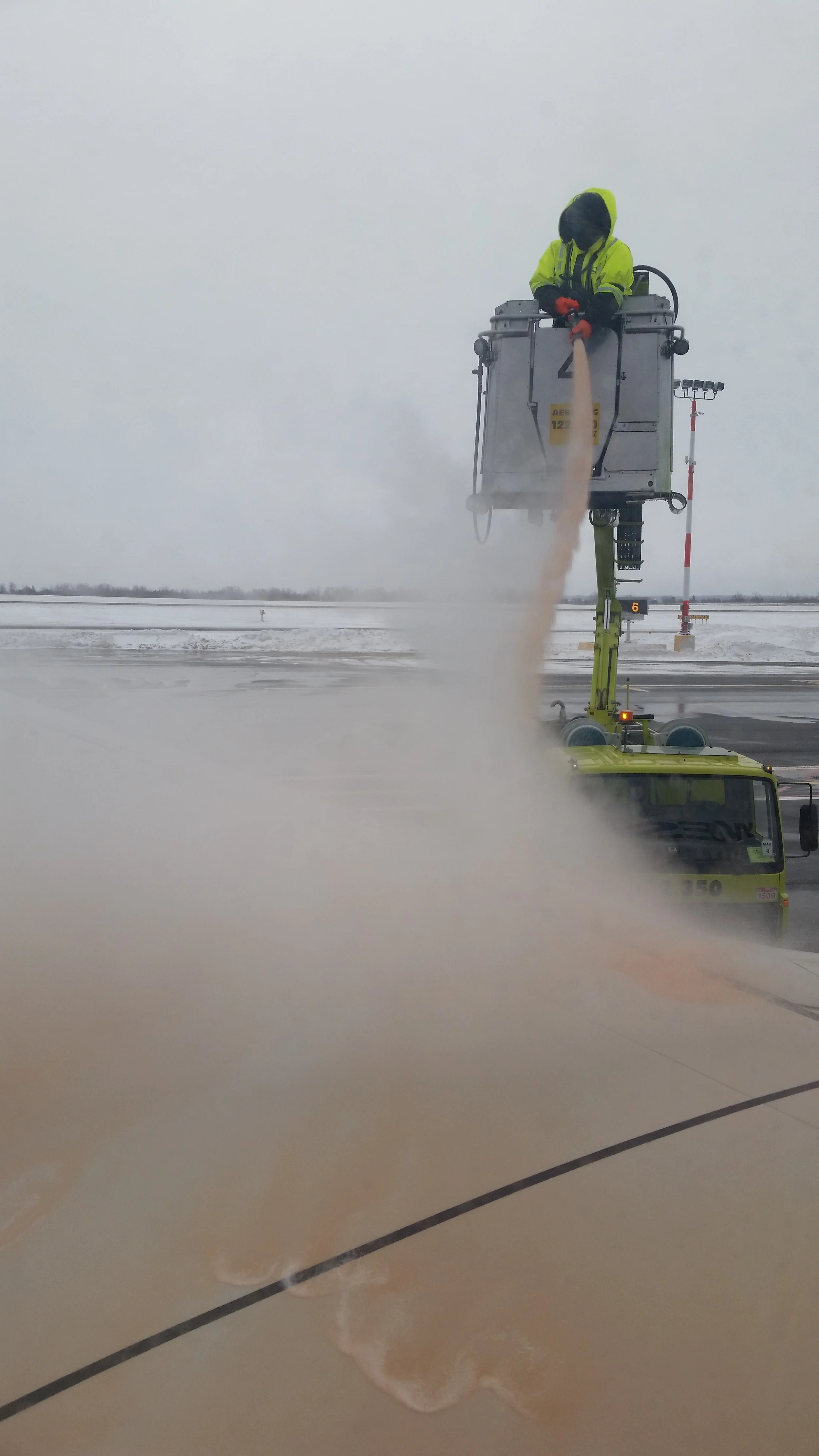 Waiting for take off
