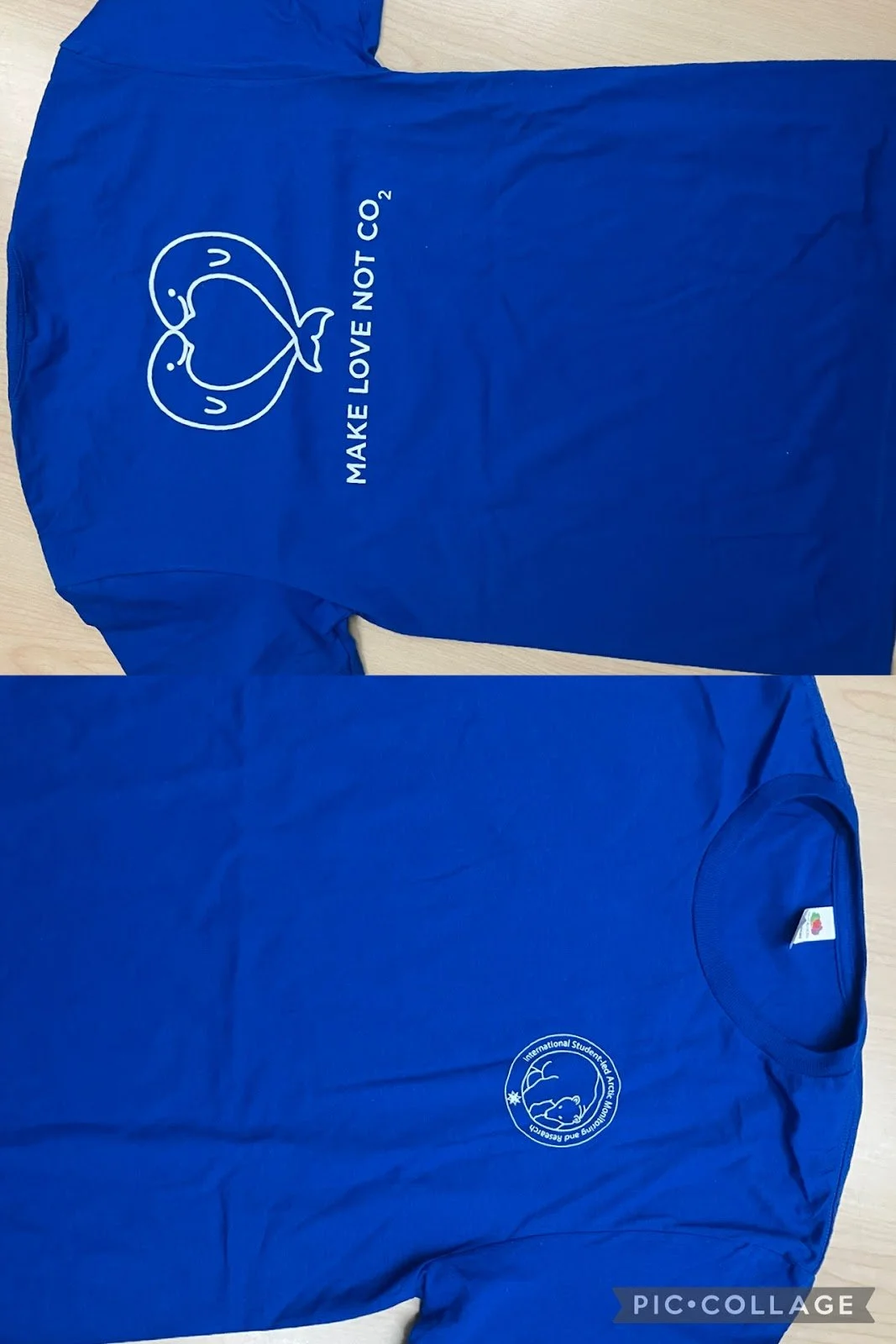 Make Love Not CO2 Whale ISAMR T-shirt