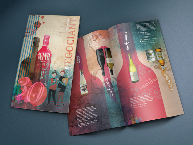 Negociants annual wine brochure
