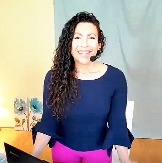 Dr Allyn teaching group coaching session