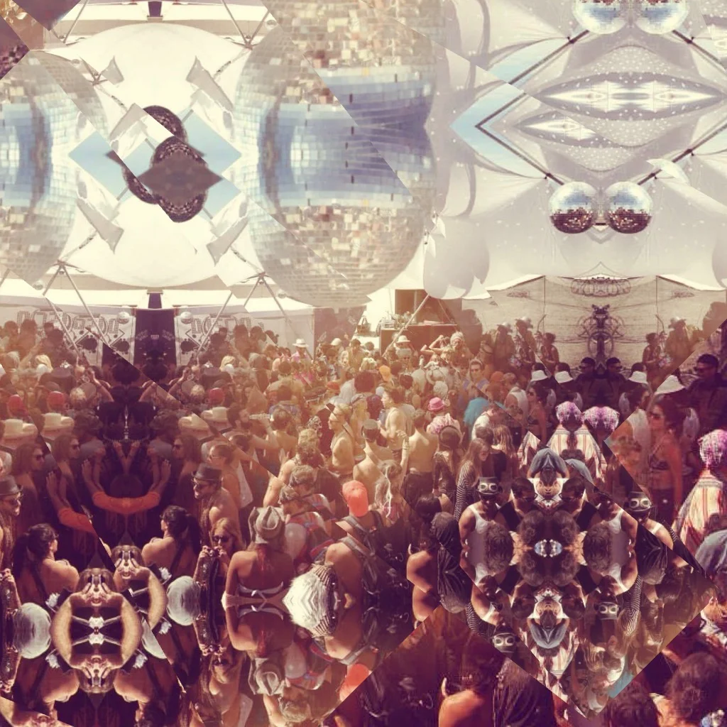 Shiny Objects - Burningman 2014 - Disco Knights Friday AM Sunrise