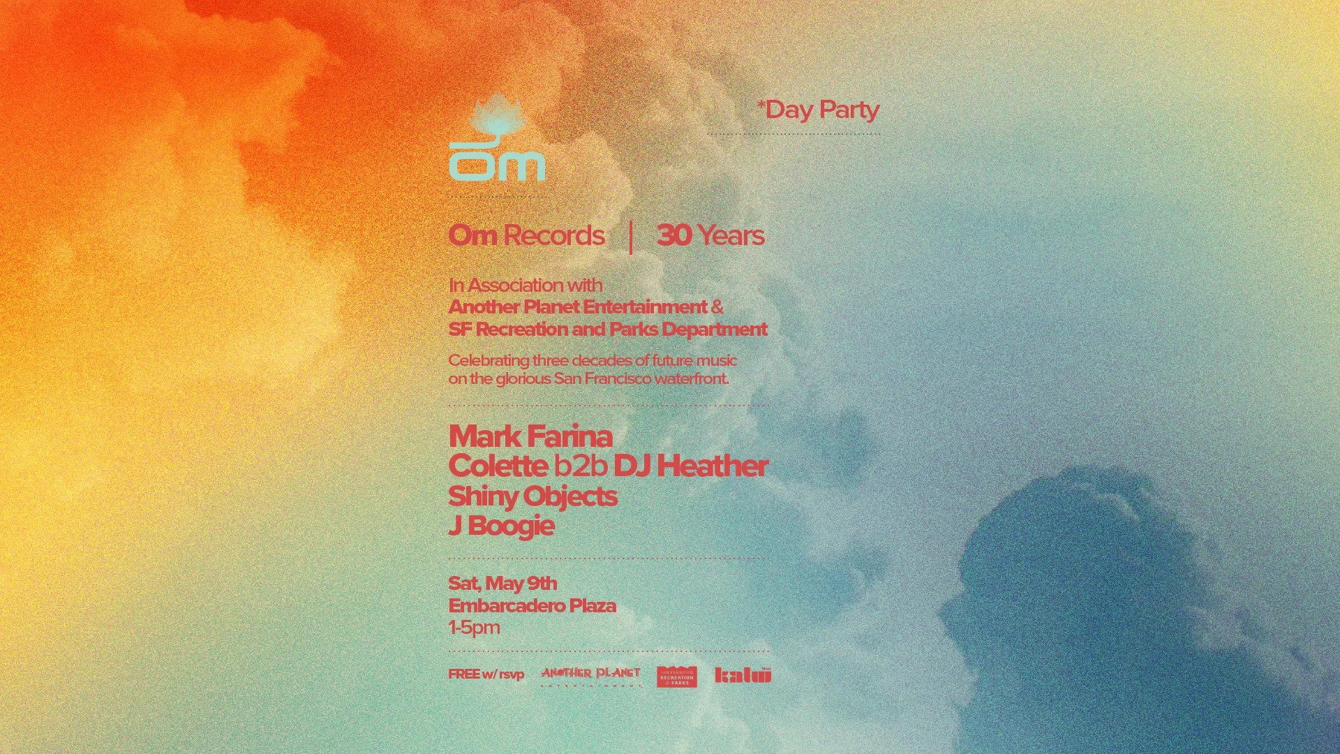 Om Records - 30 Years SF Day Party