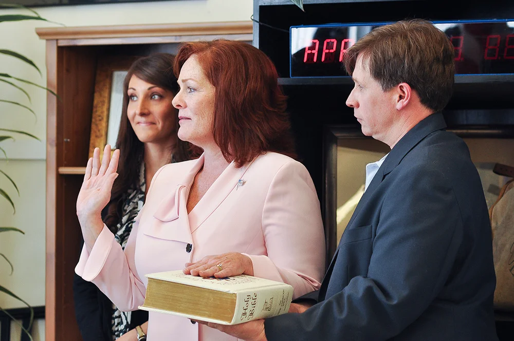 Nancy Cornelio Postmaster Induction