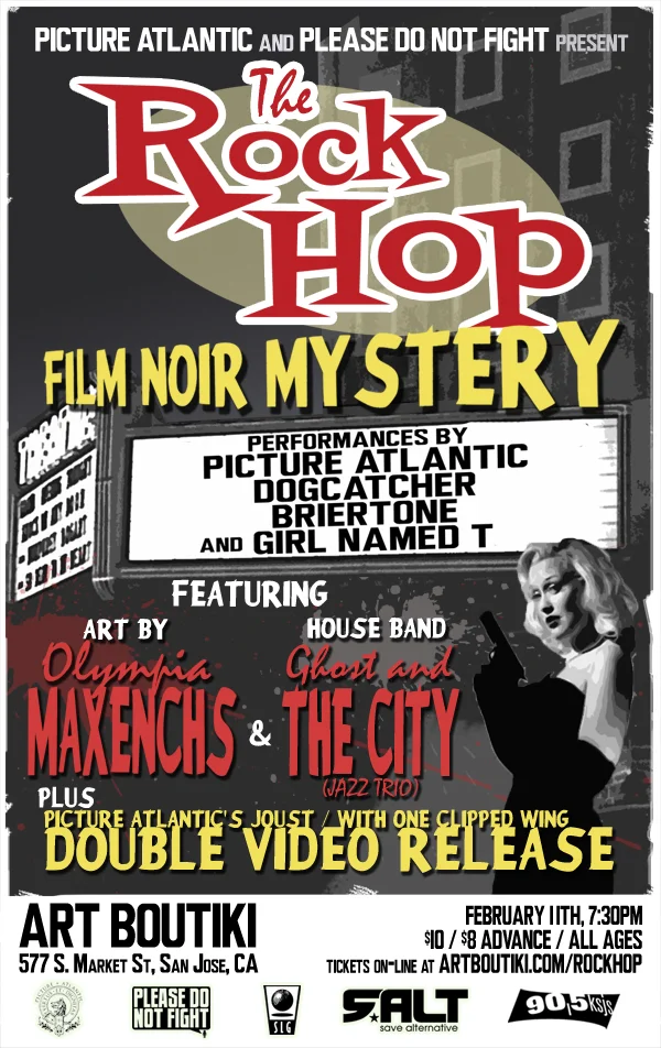 Our music video is soon to be released! We’ll premier our new two part music video at the next Rock Hop event on February 11th! We’ll be playing alongside Dogcatcher, Briertone, Girl Named T, and house band Ghost & The City.
If you w…