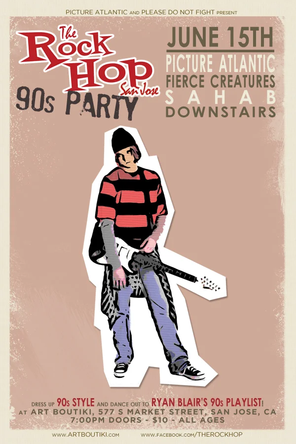 As some of you know, our amazing partners in crime, Please Do Not Fight, are breaking up. This means that the 90’s Rock Hop will be the last SJ Rock Hop for quite a bit, while we (and them) regroup for future Rock Hop dates! If you haven’…