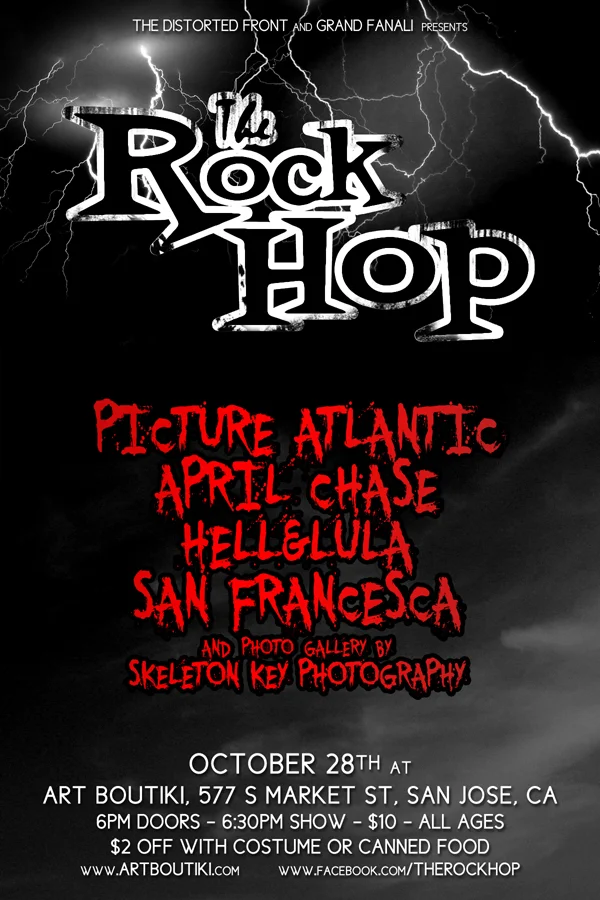 Our next big Rock Hop is on it’s way! This one is going to be a powerhouse of localness. Also featured will be the amazing photography of Anna from Skeleton Key Photography!
You can also RSVP Here on Facebook: https://www.facebook.com/events/4…