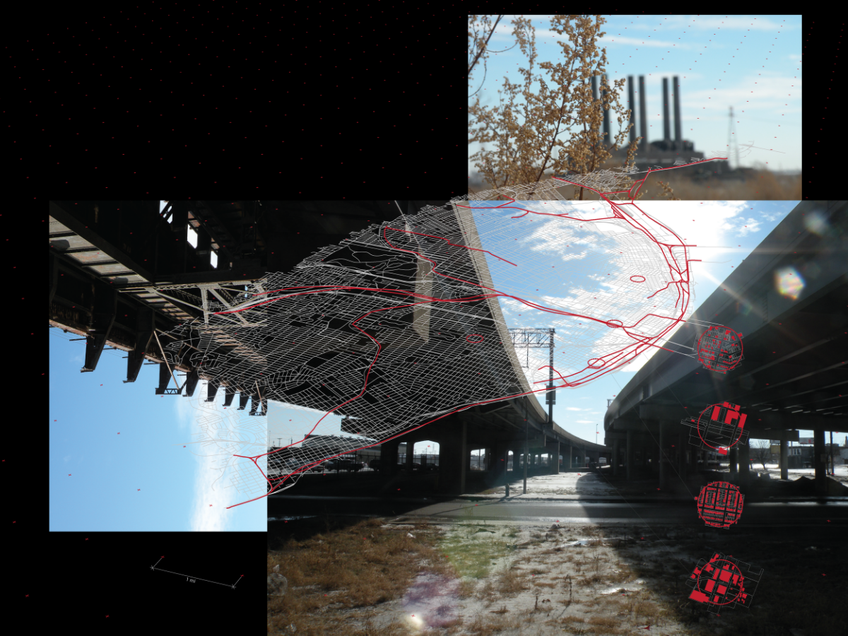 stl urban massing analysis and collage_gis, rhino, illustrator