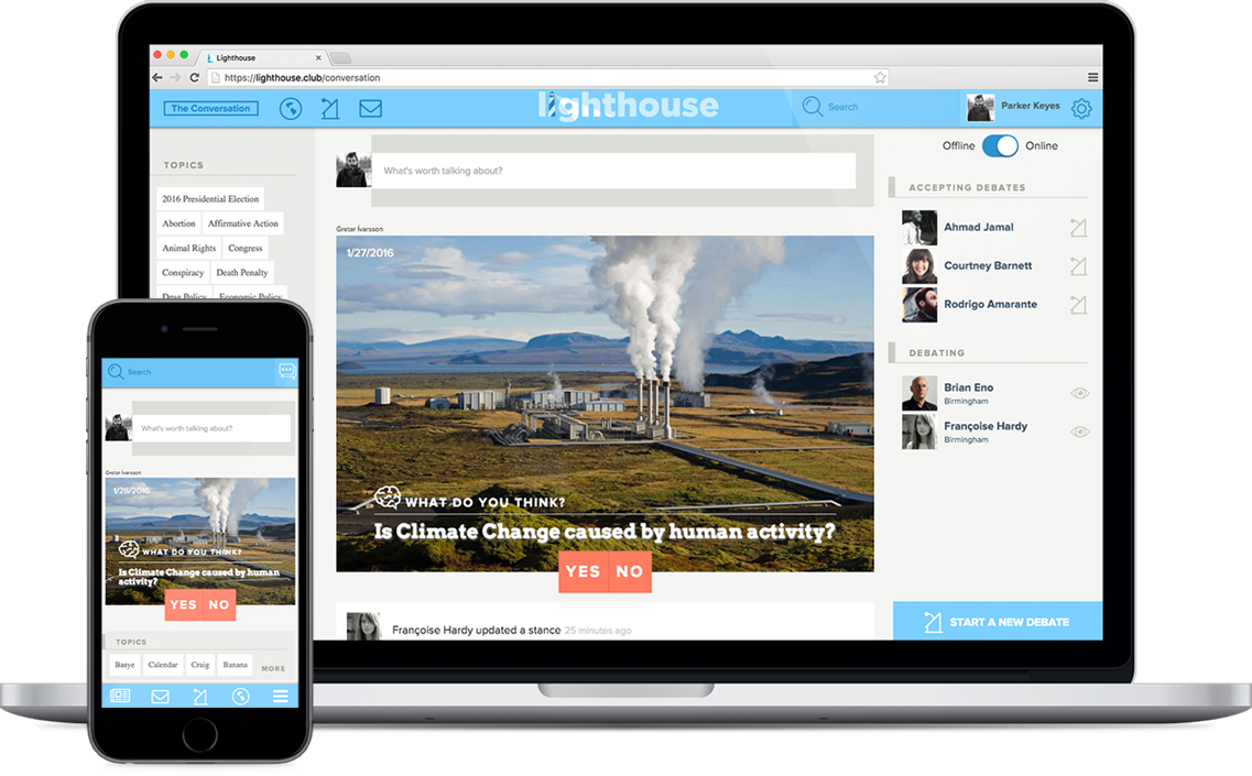 Lighthouse social network_Sketch