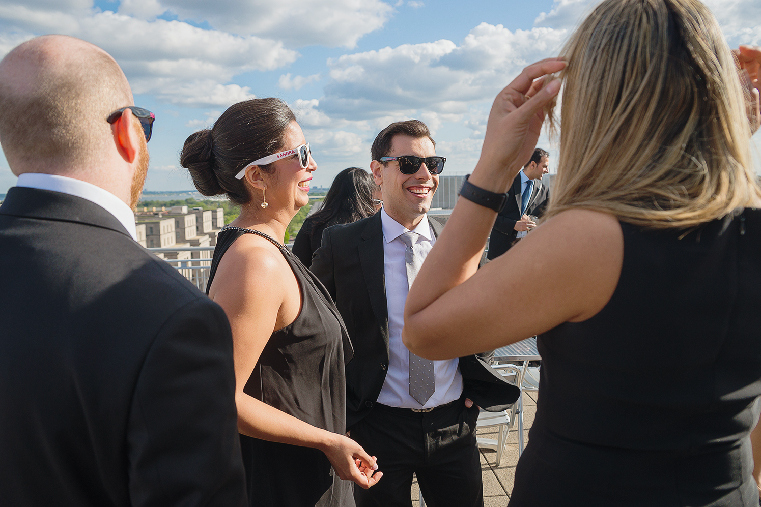 Amazing DC venue with rooftop views and sunset reception