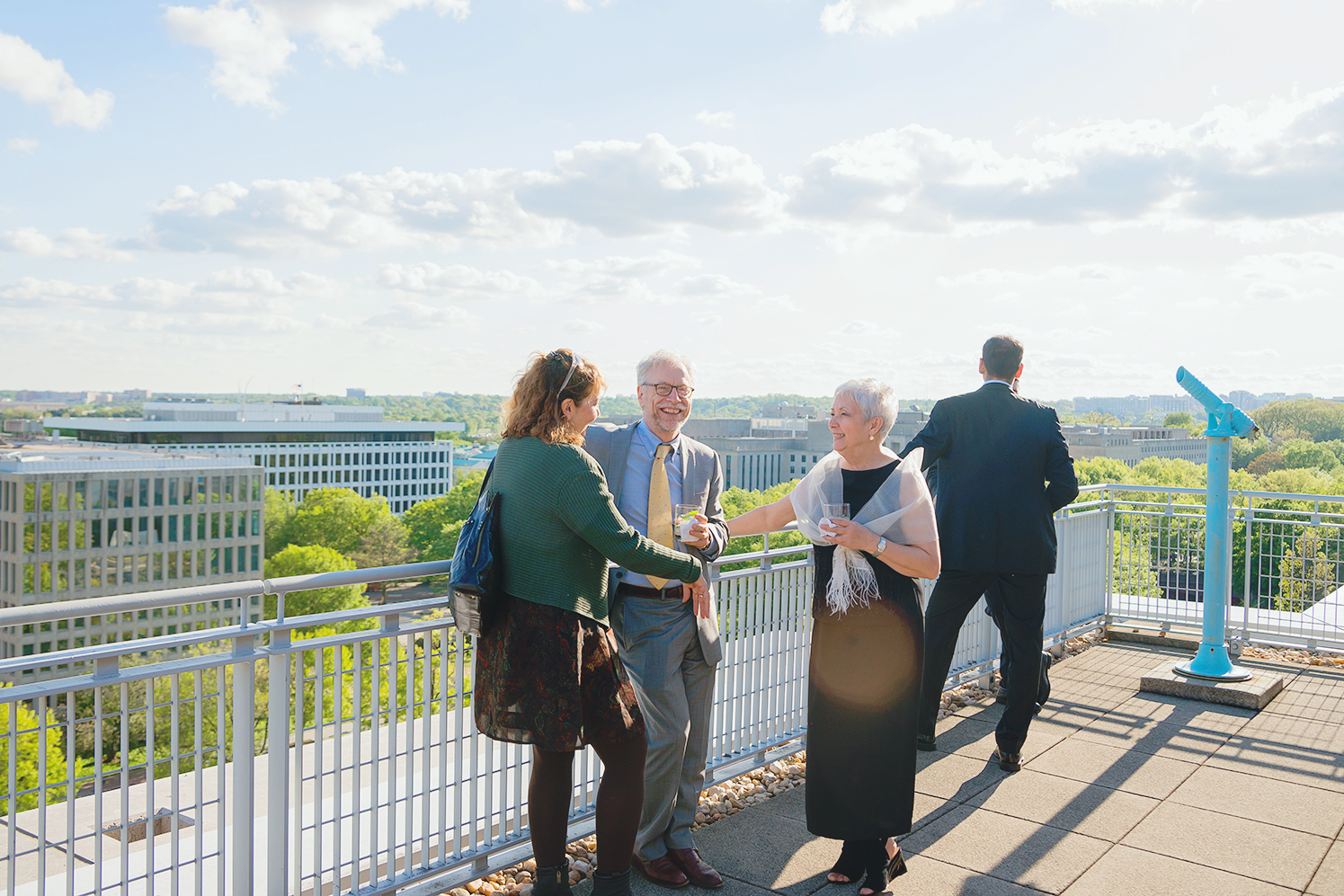 Wedding venues with views of washington dc GWU City View Room