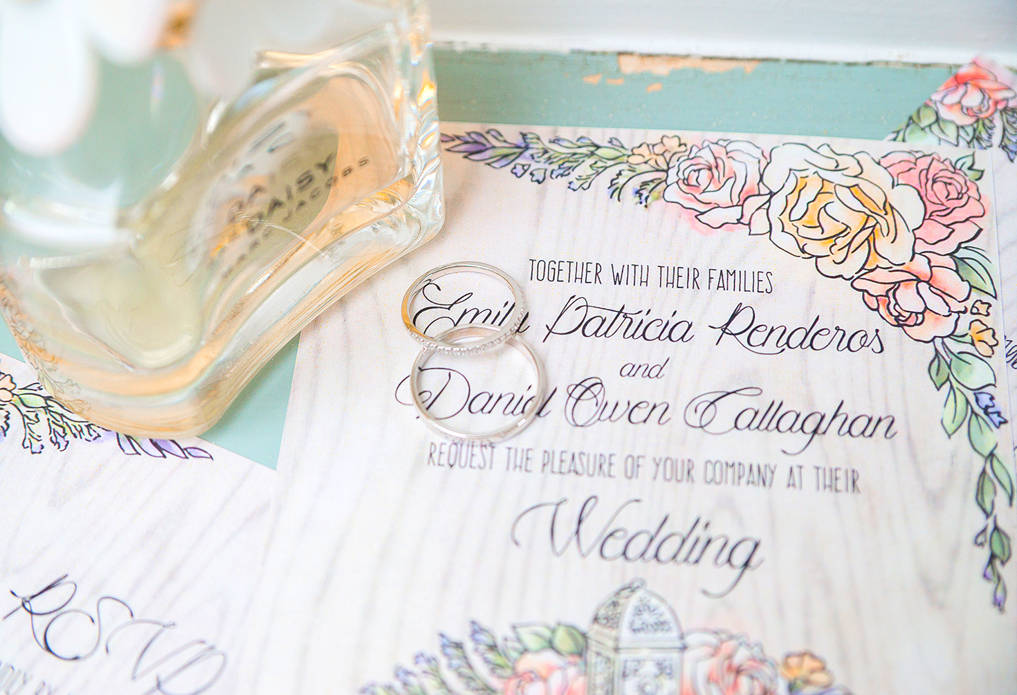 Beautiful details and invitations at Rosedale Manor at Greenwell state park 