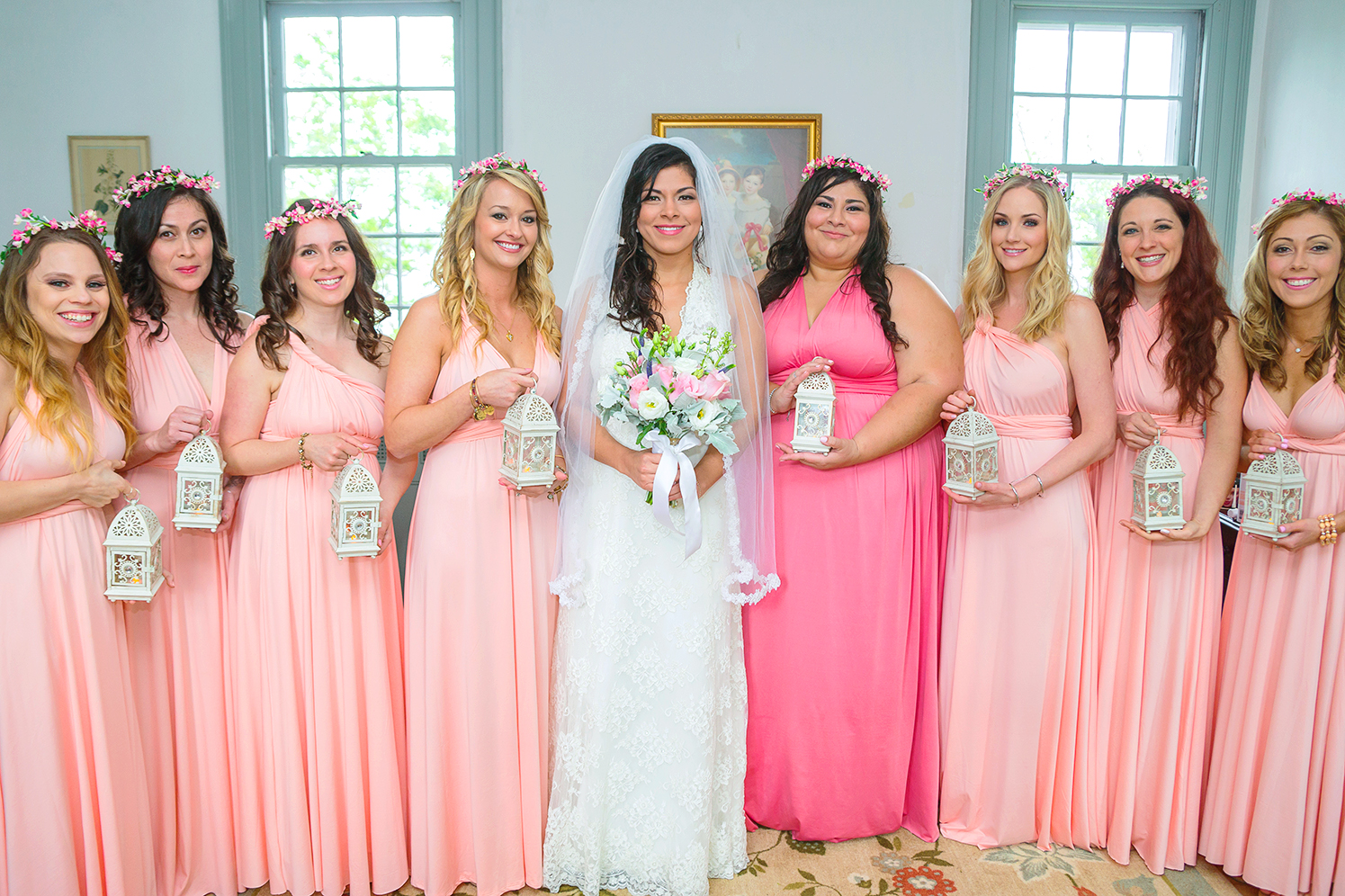 Convertible bridesmaid dress wedding photographer in maryland and virginia 