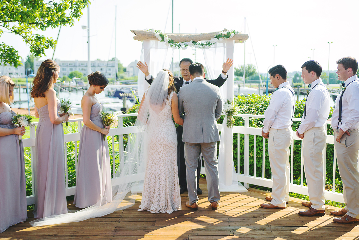 annapolis wedding ceremony on the bay