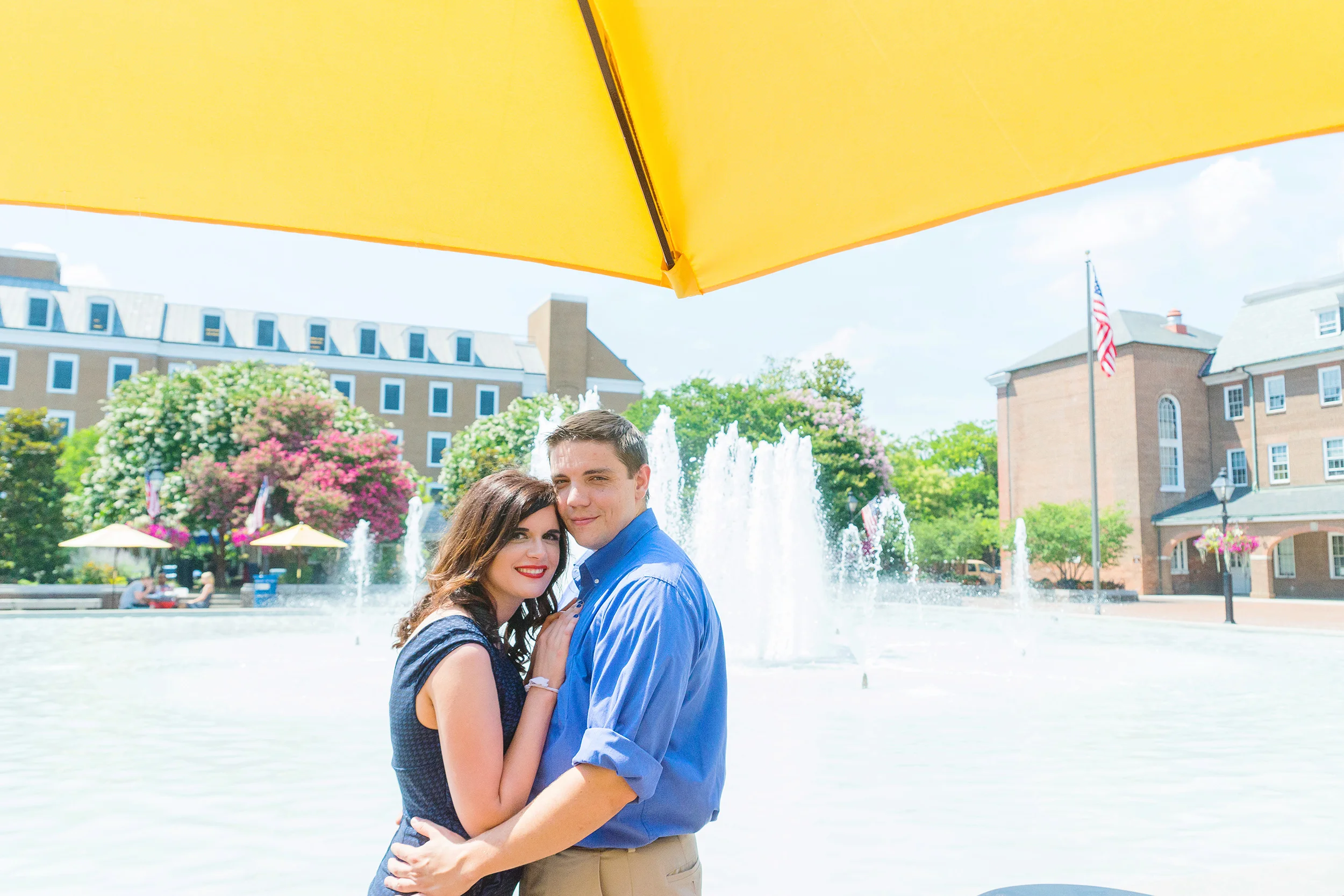 old town alexandria engagement session