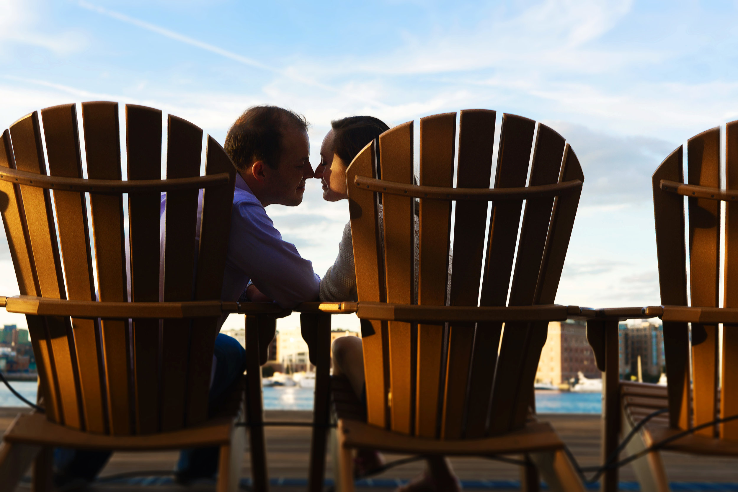 Under Amour Promenade engagement session in Baltimore 