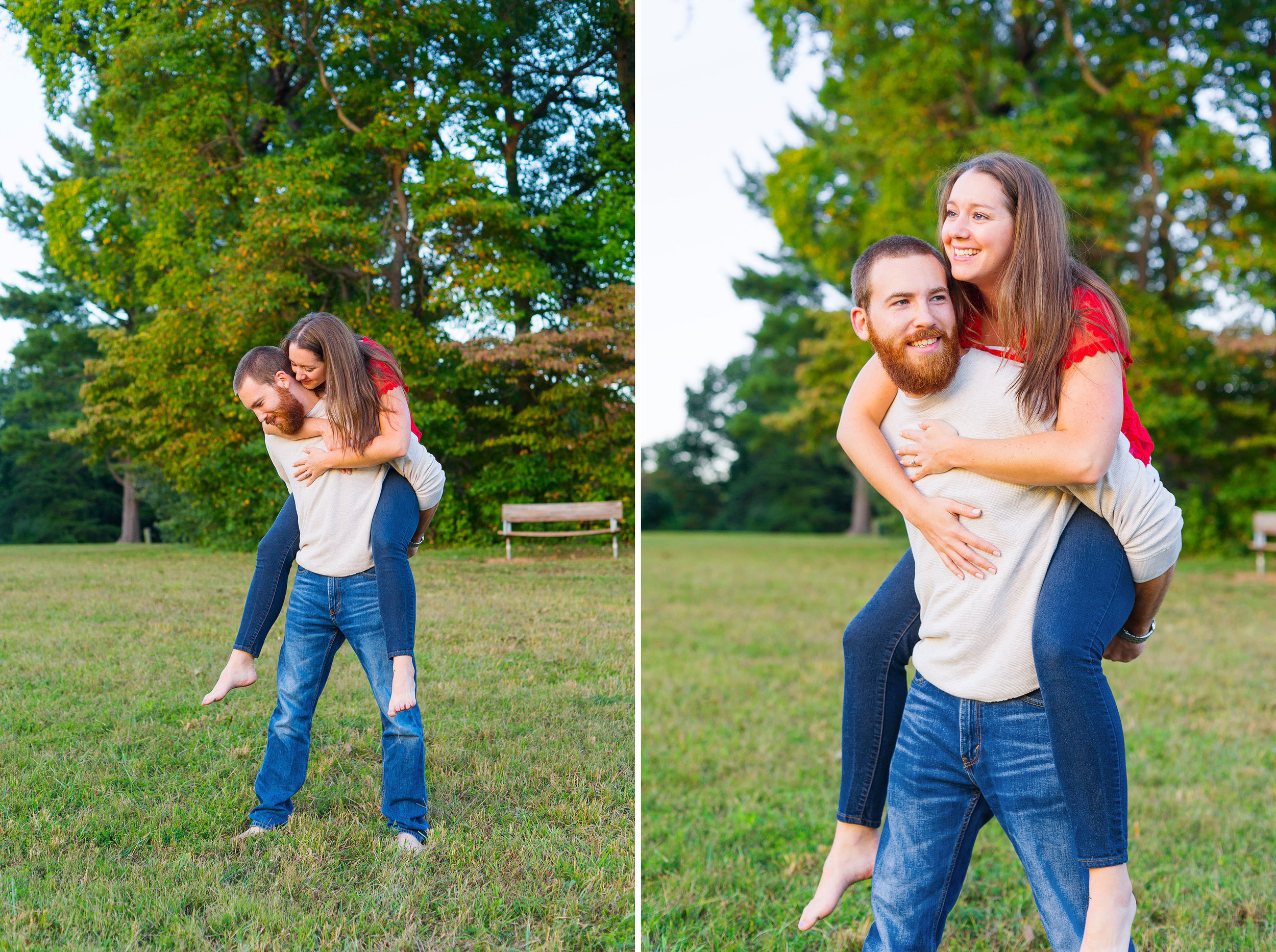 Engagement session ideas in maryland at seneca creek state park by jessica nazarova