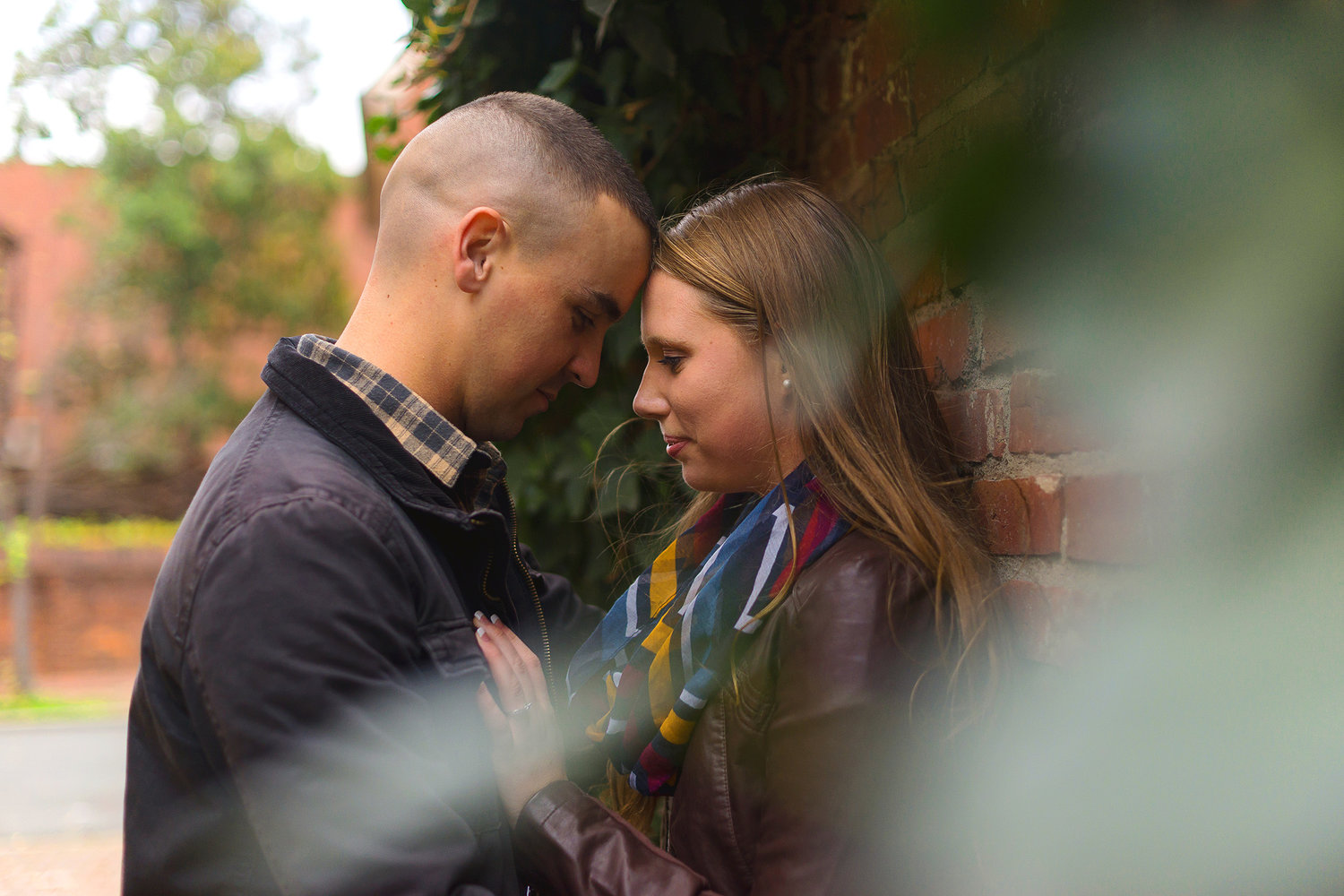 Old Town Alexandria fall engagement session by Jessica Nazarova