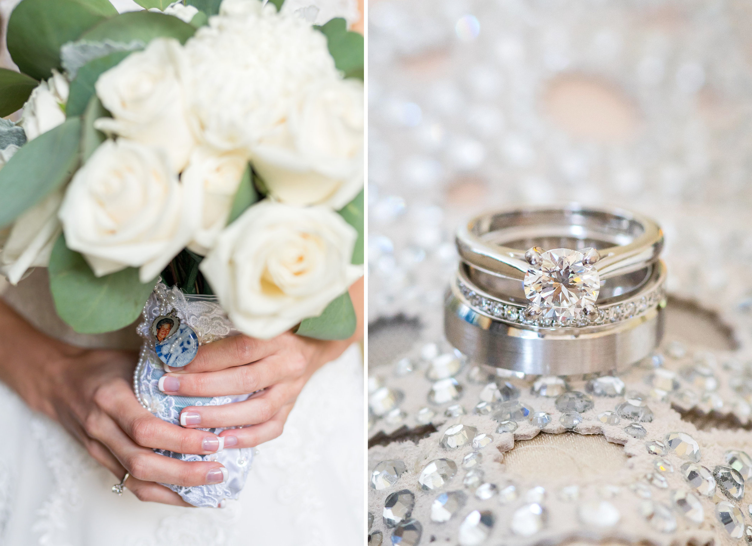 Gorgeous details and rings at Leesburg winery
