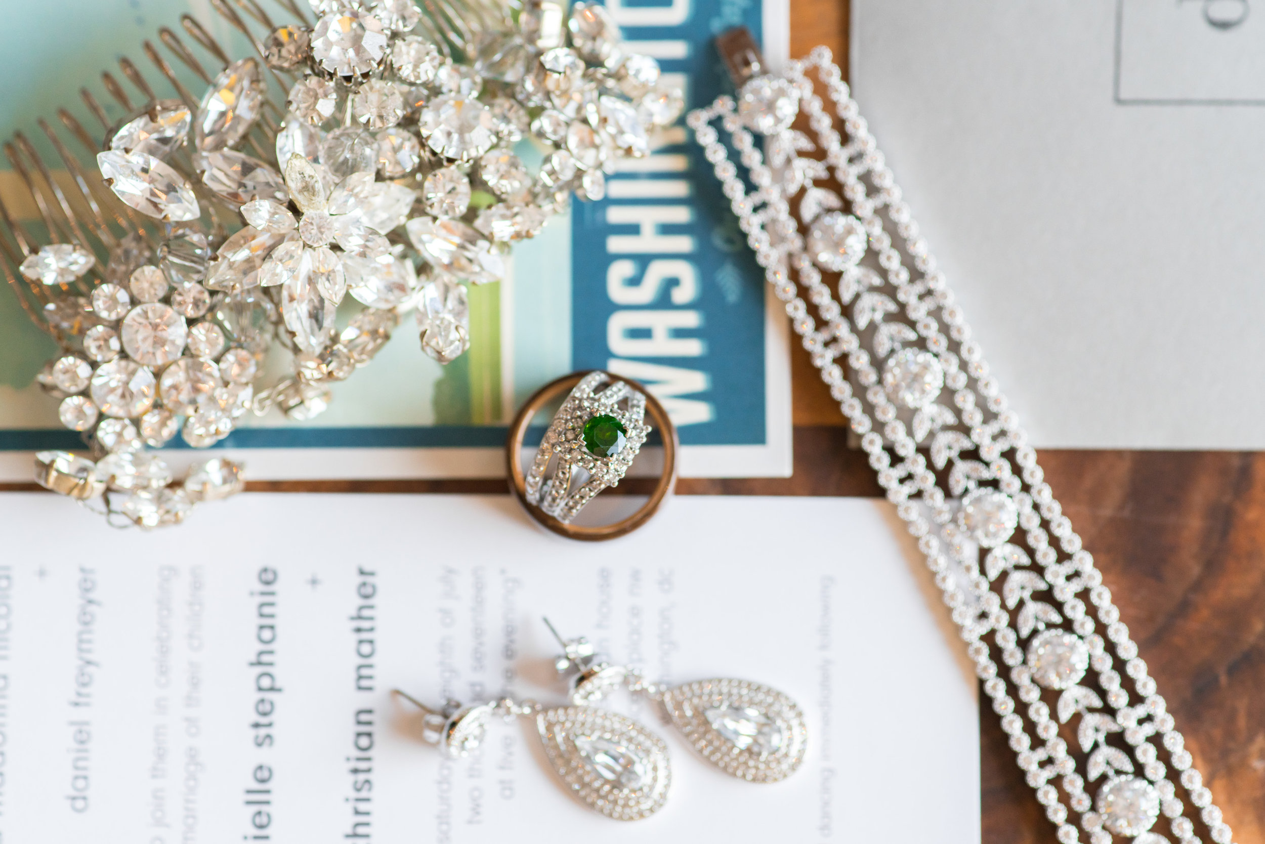 Wedding details photography at dupont circle hotel