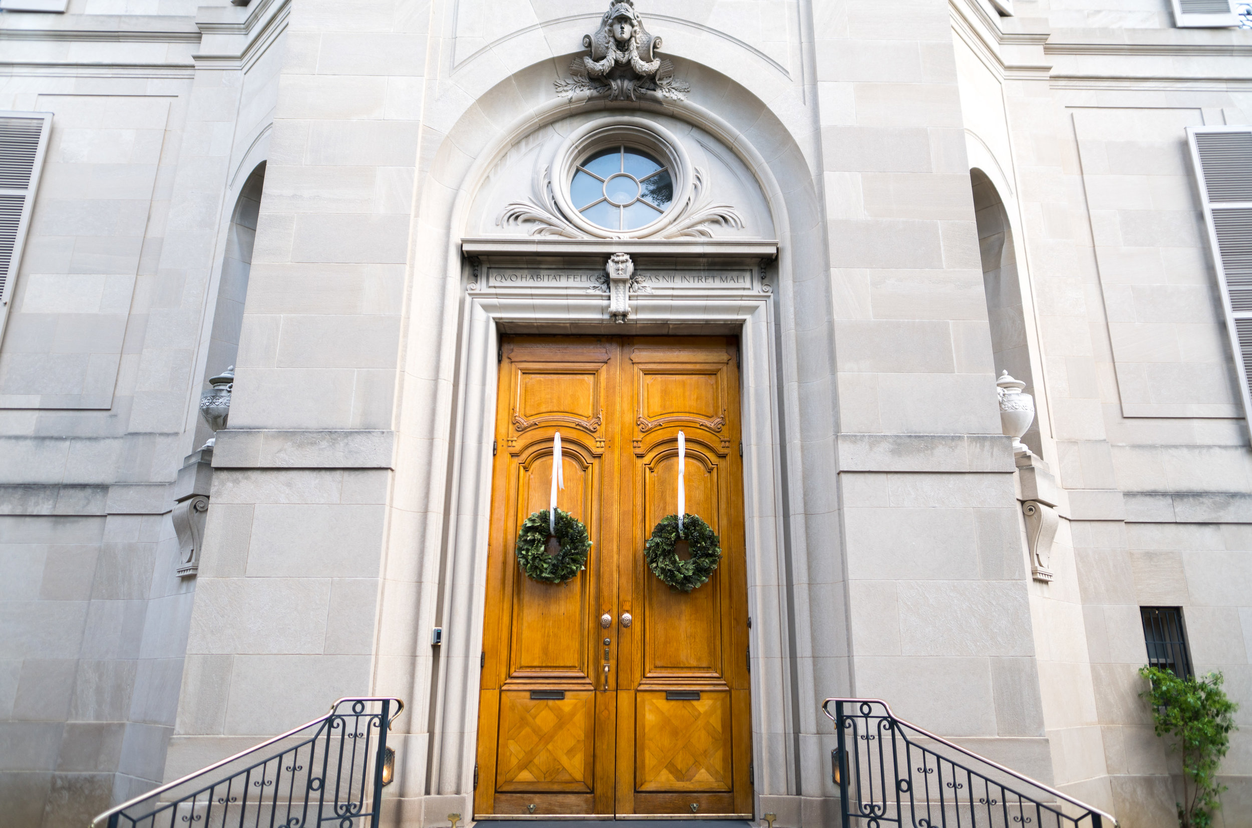 Front door entrance to Meridian House