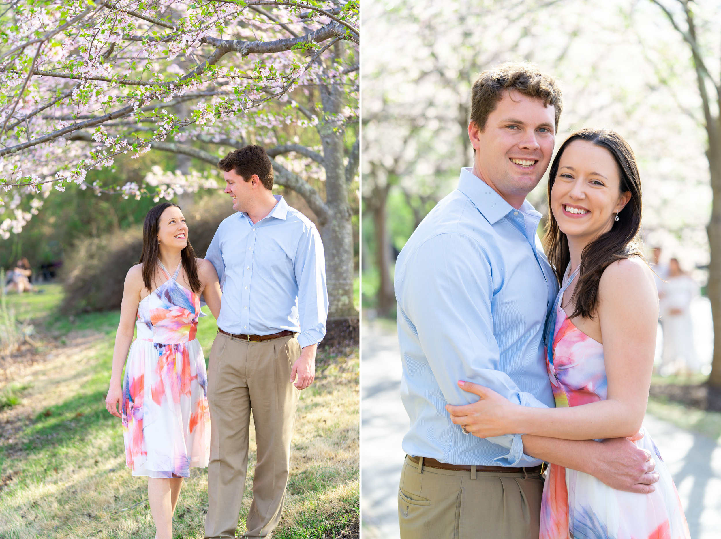 Engagement session at Meadowlark Botanic Gardens 