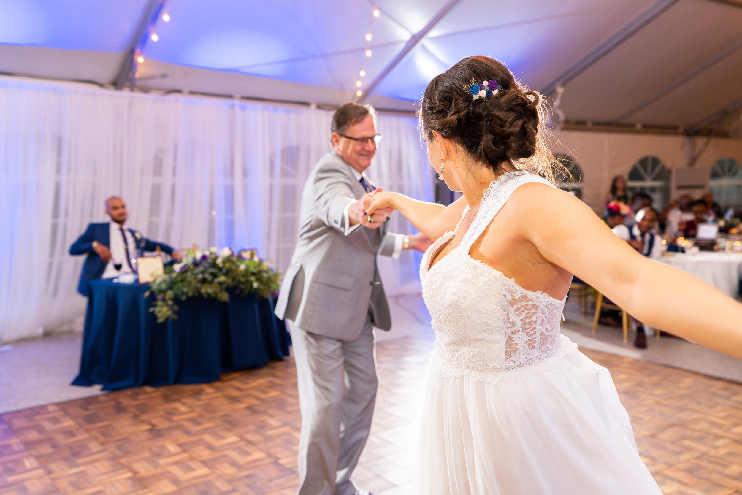 Father daughter dance at Rust Manor House with Sony HVL-F60RM