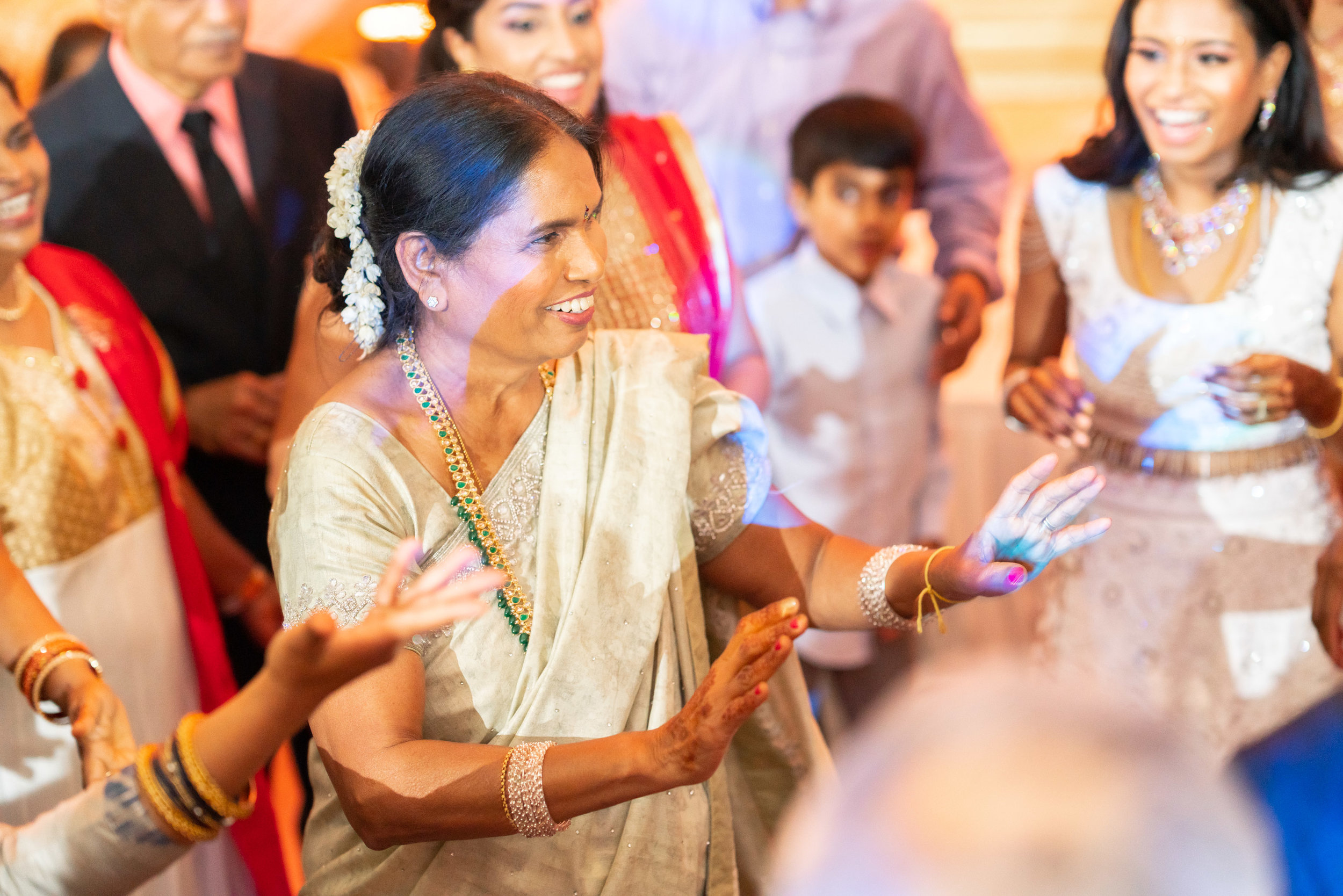 Mother of the bride on the dance floor at bethesda marriott