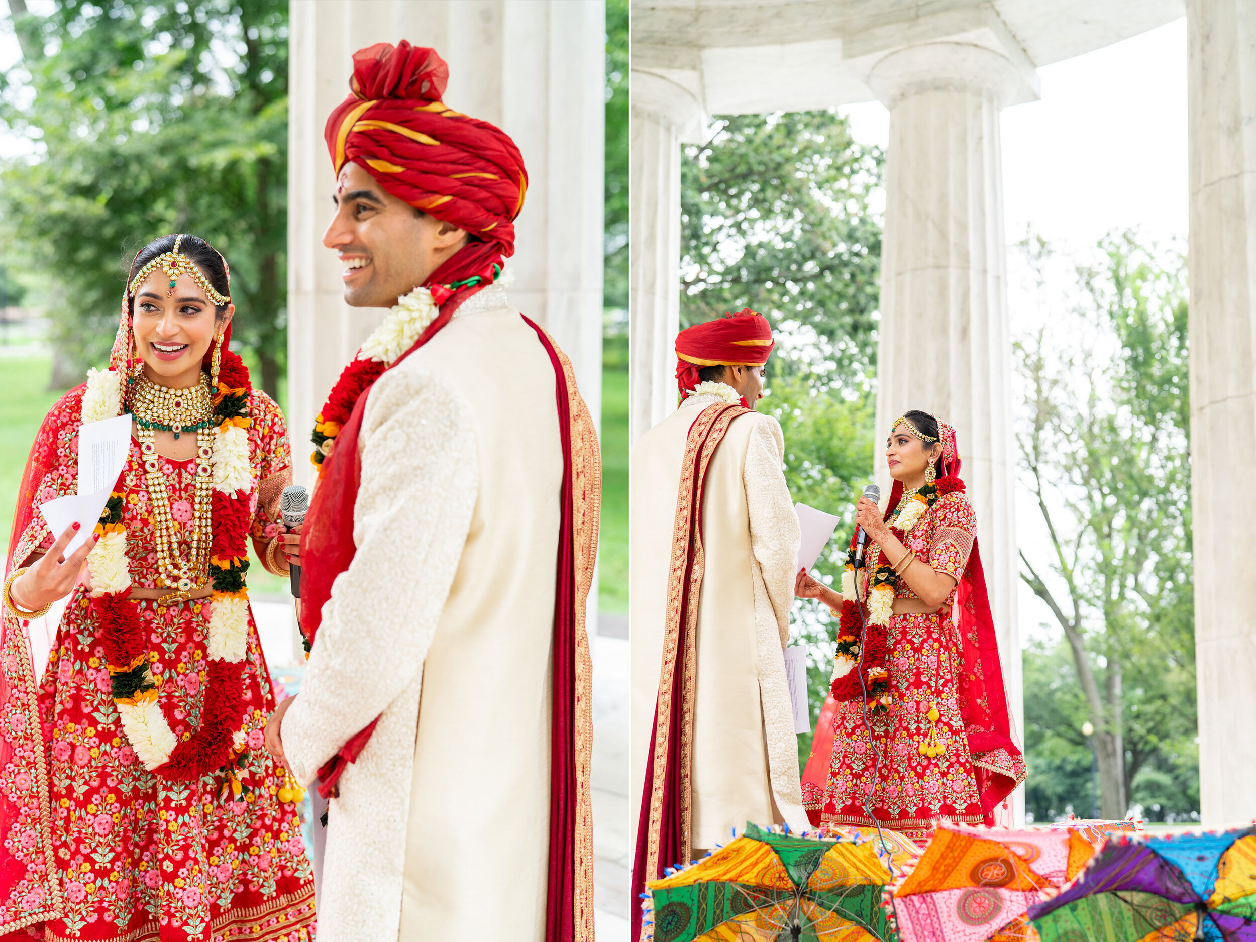 Indian wedding in DC at the War Memorial at the National Mall