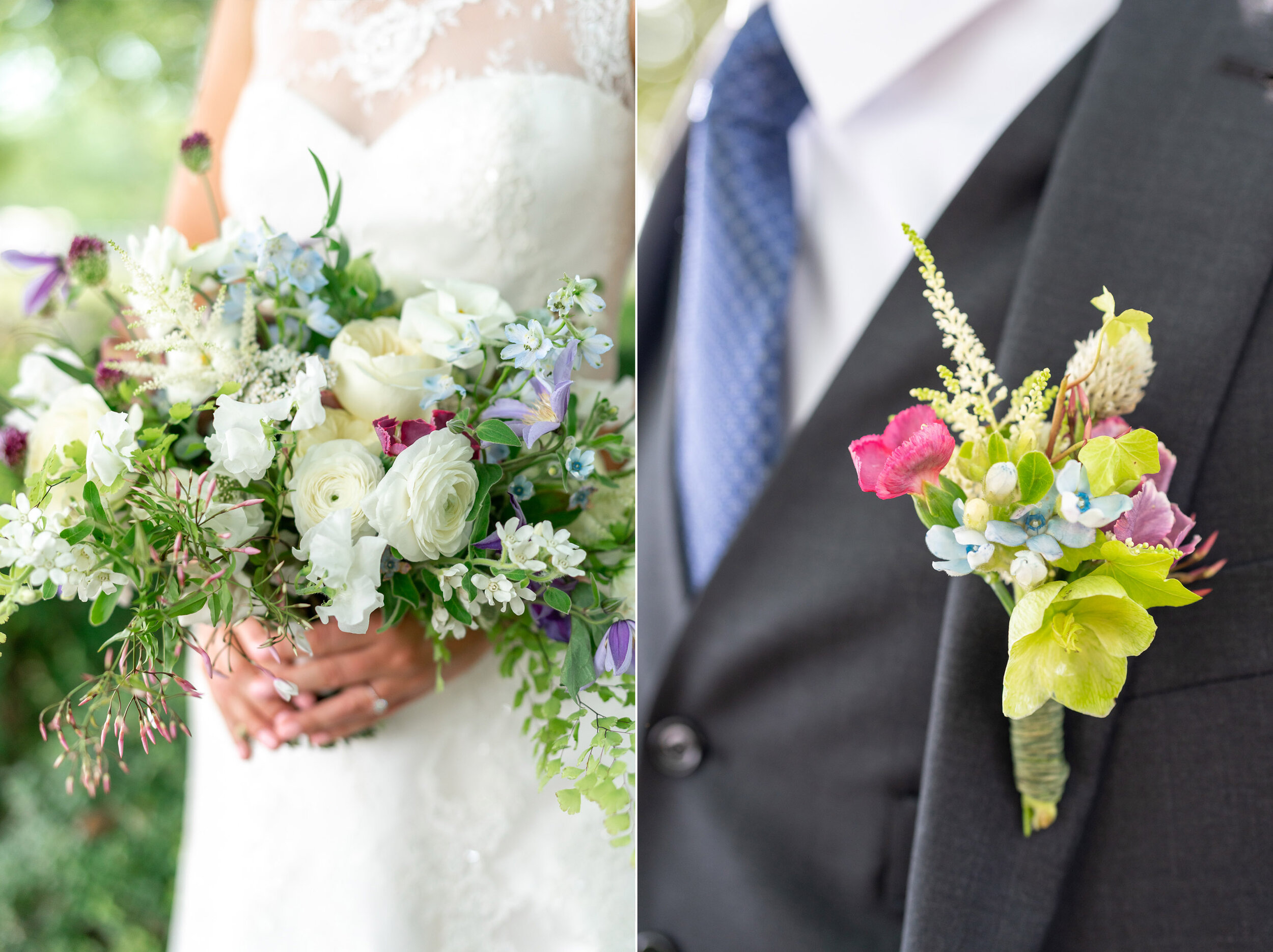 Bee Inspired florals at fun washington DC district winery wedding