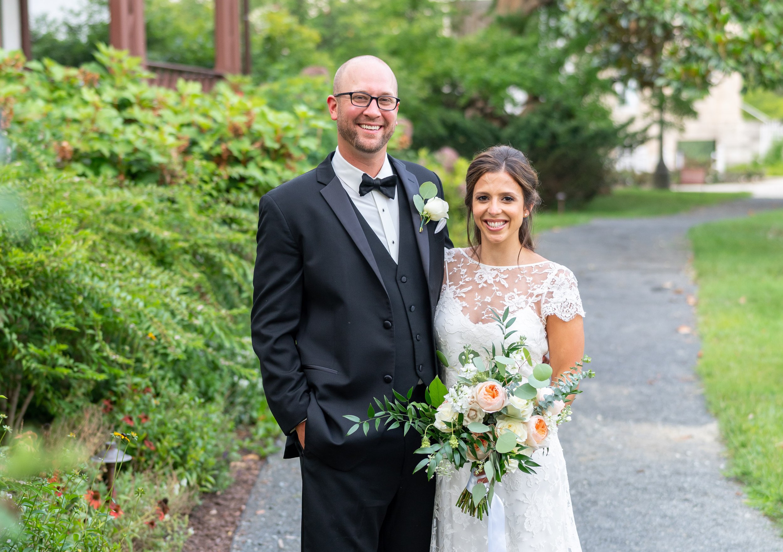Fun wedding photographer in DC captures portraits at Lincolns Cottage